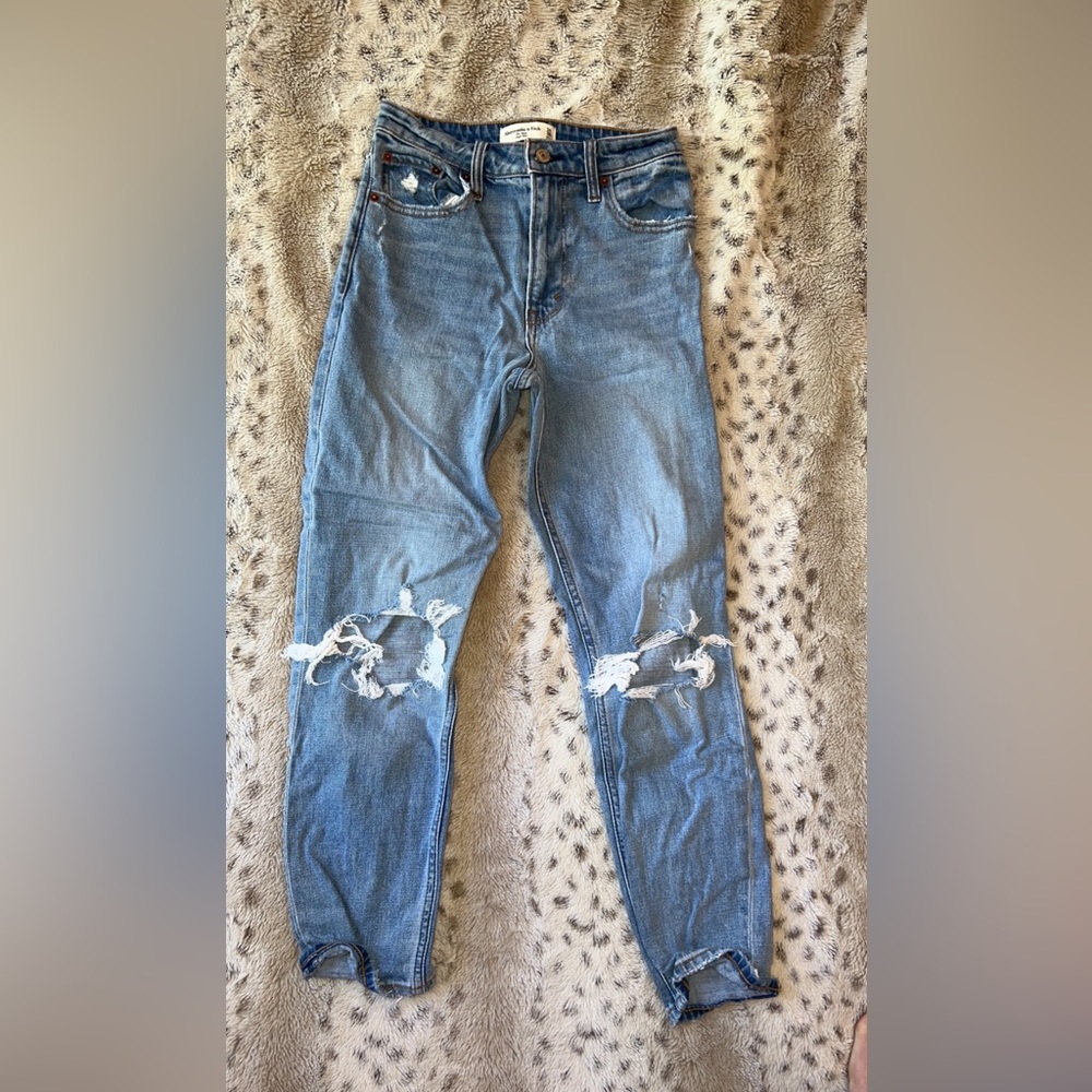 High rise mom jeans